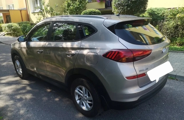 Hyundai Tucson cena 92700 przebieg: 28100, rok produkcji 2020 z Bełchatów małe 121